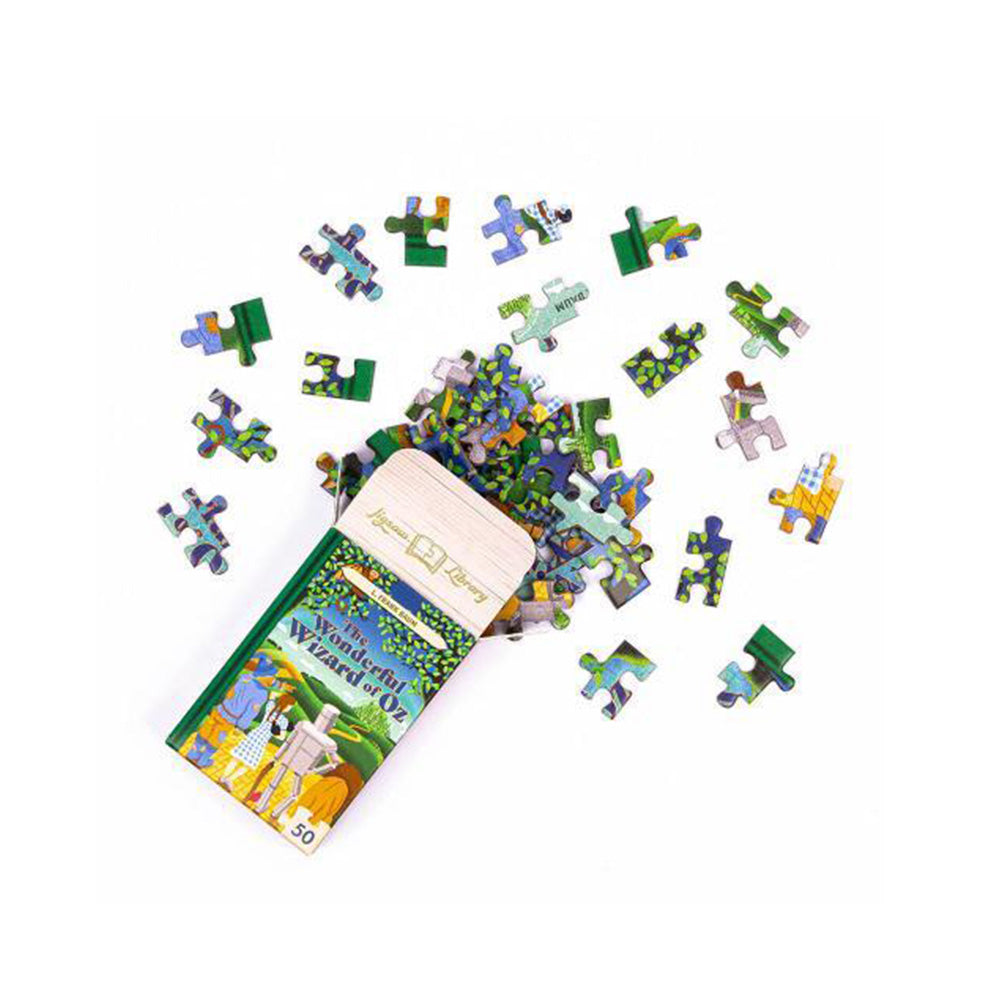 Jigsaw Library Mini Puzzle 50pcs 6 Σχέδια - 1τμχ